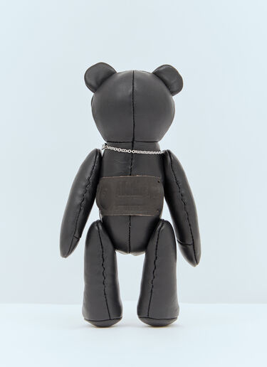 A BATHING APE® Leather Bear Doll Black aba0357002