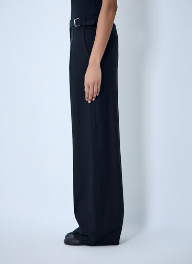 Sportmax Wide-Leg Tailored Trousers Black spx0263014