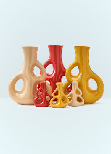LN-CC® - POLSPOTTEN: Three Ears Vase - Yellow POLSPOTTEN Three Ears Vase Yellow wps0691487