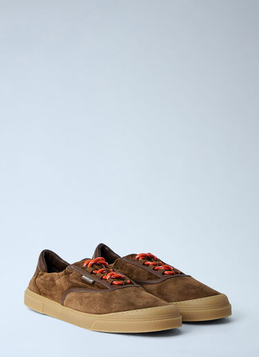 LN-CC® - Moncler: Vera Leisure Sneakers - Brown Moncler Vera Leisure Sneakers Brown mon0164041