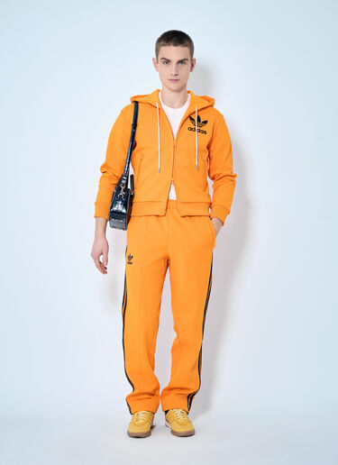 LN-CC® - adidas by Wales Bonner: 连帽拉链运动衫 - 橙色 adidas by Wales Bonner 连帽拉链运动衫 橙色 awb0359015