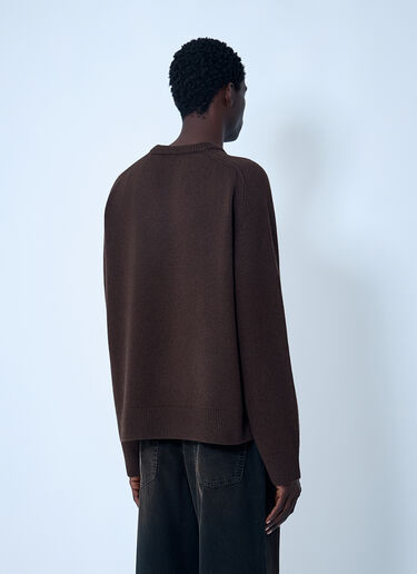 Acne Studios Wool Sweater Dark Brown acn0162002