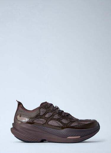 LN-CC® - HOKA: Mach x Caged Sneakers - Brown HOKA Mach x Caged Sneakers Brown hok0364018