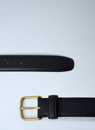LN-CC® - The Row: Leather Belt - Brown The Row Leather Belt Brown row0363016