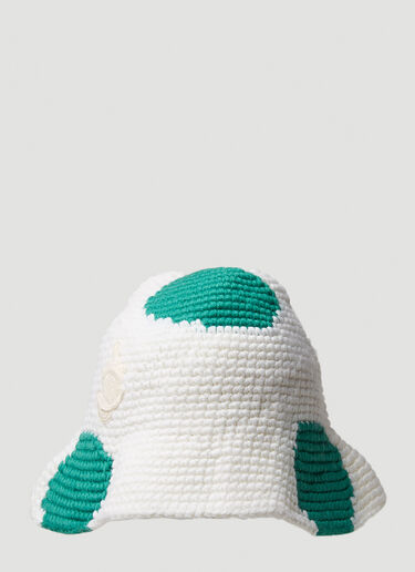 LN-CC® - Moncler x JW Anderson: 针织渔夫帽 - 白色 Moncler x JW Anderson 针织渔夫帽 白色 mjw0349001
