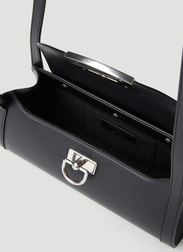 LN-CC® - Durazzi Milano: Roll Shoulder Bag - Black Durazzi Milano Roll Shoulder Bag Black drz0252021
