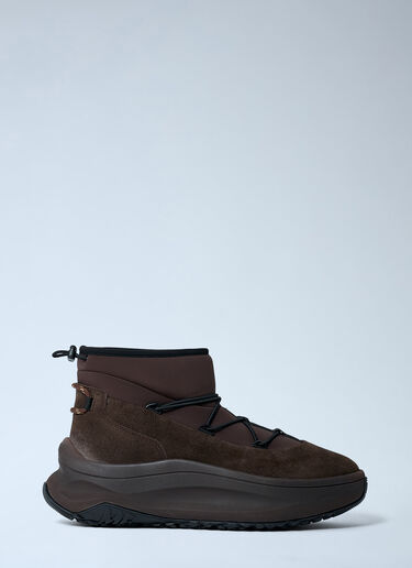 LN-CC® - Moon Boot: MB Moon247 Xlace Mid Boots - Dark Brown Moon Boot MB Moon247 Xlace Mid Boots Dark Brown mnb0162002