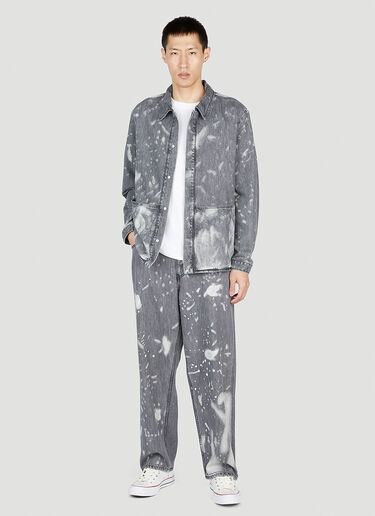 LN-CC® - LN-CC x Non: Bleached Wide Jeans - Grey LN-CC x Non Bleached Wide Jeans Grey non0152003