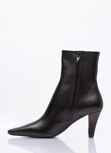 LN-CC® - Saint Laurent: Jill Ankle Boots - Black Saint Laurent Jill Ankle Boots Black sla0258007