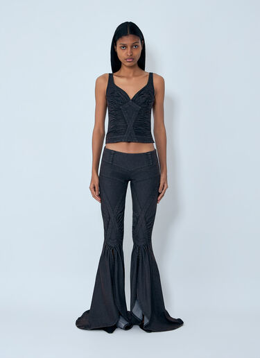 LN-CC® - Miss Sixty x KNWLS: Flared Jeans - Black Miss Sixty x KNWLS Flared Jeans Black msk0263010