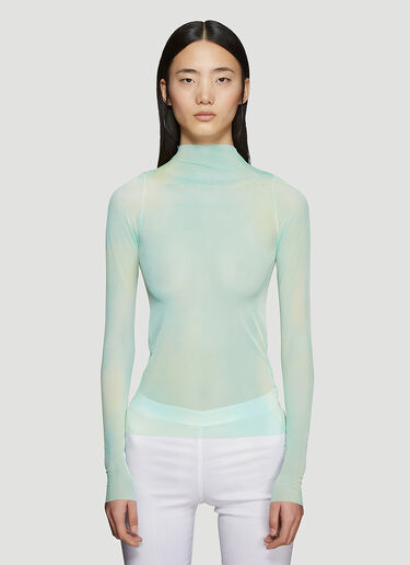 LN-CC® - Collina Strada: Cardio Nova Tie-Dye Long Sleeve Top - Green Collina Strada Cardio Nova Tie-Dye Long Sleeve Top Green cst0236003