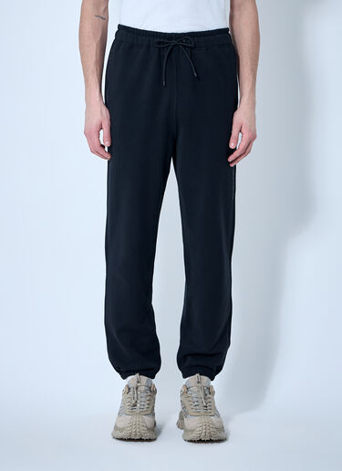 Moncler x FRGMT Hiroshi Fujiwara Logo Patch Track Pants Black mfr0160060