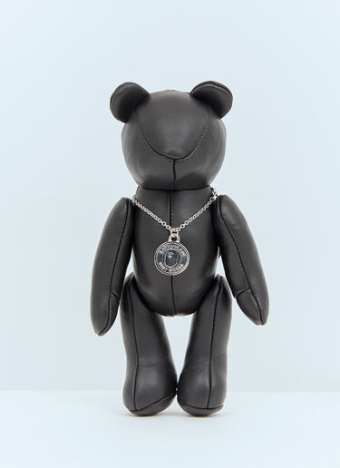 A BATHING APE® Leather Bear Doll Black aba0357002