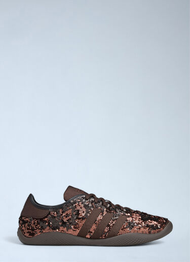 adidas by Wales Bonner Sequin Karintha Low Satin Sneakers Brown awb0163005