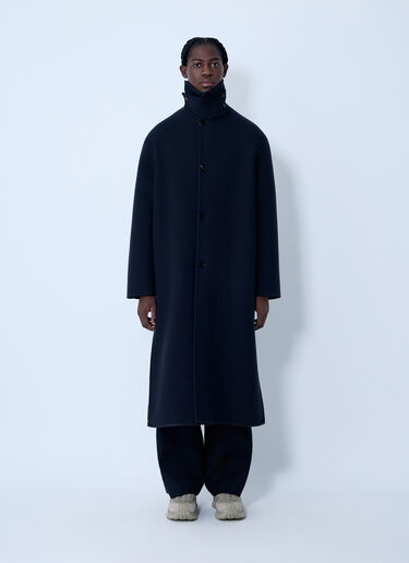 LN-CC® - Moncler + Jil Sander: Tailored Coat - Black Moncler + Jil Sander Tailored Coat Black mjl0162007