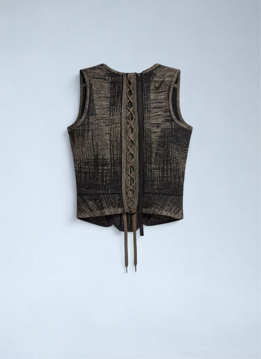 LN-CC® - KNWLS NIKE: Scythe Corset - Black KNWLS NIKE Scythe Corset Black nik0262004