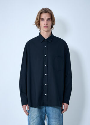Acne Studios Check Button-Up Shirt Black acn0164032