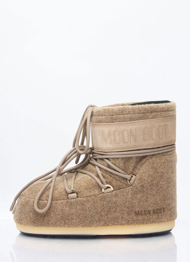 Moon Boot Icon 低帮毛毡靴 米色 mnb0360006