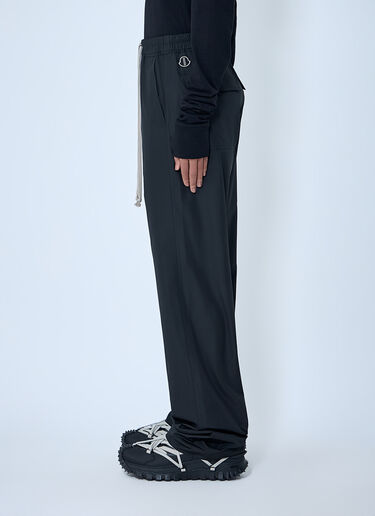Moncler + Rick Owens ドローストリング付きゴムウエストパンツ ブラック mcs0363015