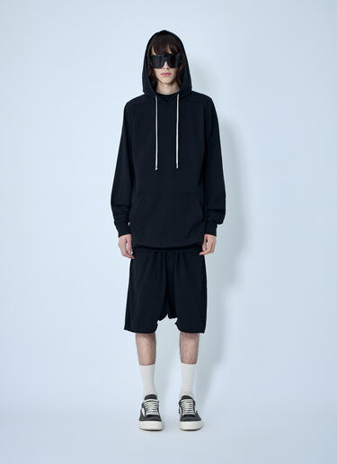 Rick Owens DRKSHDW Drawstring Hooded Sweatshirt Black drk0164021