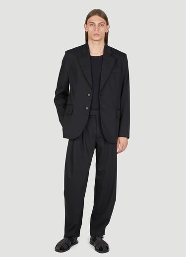 LN-CC® - Diomene: Wool Suit Blazer - Black Diomene Wool Suit Blazer Black dio0153001