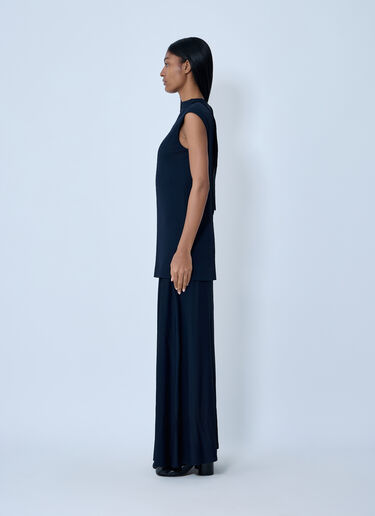 Jil Sander 粘胶混纺连衣裙 海军蓝 jil0264008