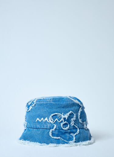 LN-CC® - Marni: Denim Bucket Hat - Blue Marni Denim Bucket Hat Blue mni0259013