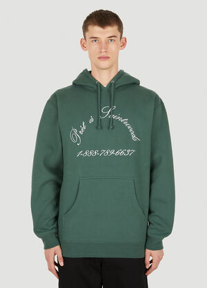 LN-CC® - Saintwoods: Ready Hooded Sweatshirt - Green Saintwoods Ready Hooded Sweatshirt Green swo0149005