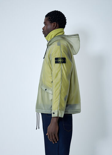 LN-CC® - Stone Island: Translucent Parka Hooded Jacket - Yellow Stone Island Translucent Parka Hooded Jacket Yellow sto0162012