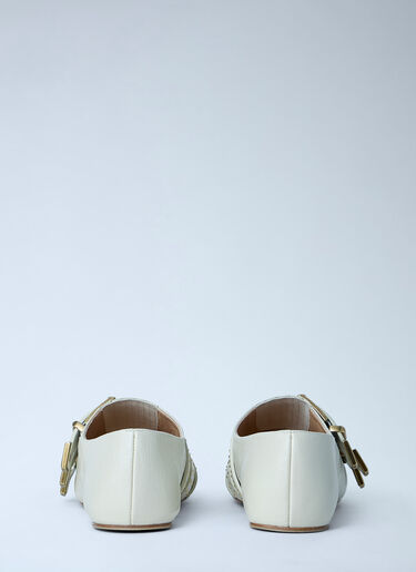 LN-CC® - Chloé: Susanna Flats - White Chloé Susanna Flats White chl0263053