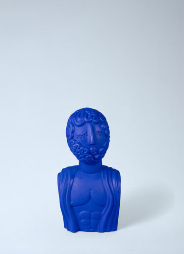 LN-CC® - Seletti: Magna Graecia Man Terracotta Bust - Blue Seletti Magna Graecia Man Terracotta Bust Blue wps0692094