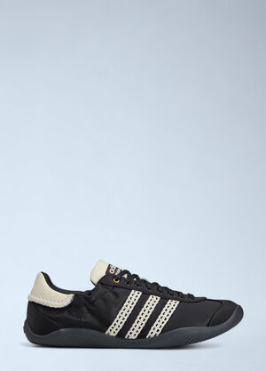 LN-CC® - adidas by Wales Bonner: Karintha Low Satin Sneakers - Black adidas by Wales Bonner Karintha Low Satin Sneakers Black awb0163003