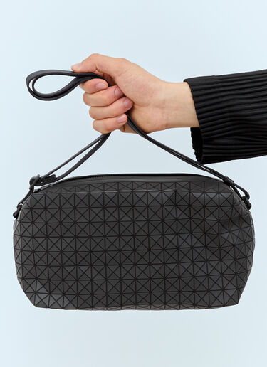 LN-CC® - Bao Bao Issey Miyake: Saddle Crossbody Bag - Black Bao Bao Issey Miyake Saddle Crossbody Bag Black bao0158003