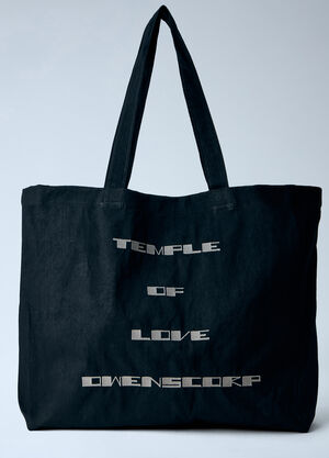 Rick Owens DRKSHDW Canvas Tote Bag Black drk0164040
