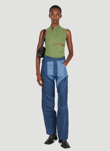 LN-CC® - Mainline:RUS/Fr.CA/DE: Mesh Zip Top - Green Mainline:RUS/Fr.CA/DE Mesh Zip Top Green mai0249003