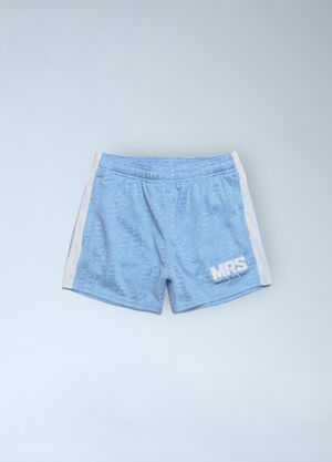 Nike x Martine Rose 로고 모티프 트랙 쇼츠 블루 nik0362109