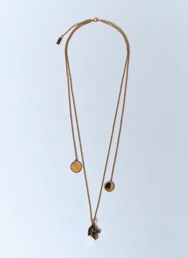 LN-CC® - Chloé: Charms Necklace - Gold Chloé Charms Necklace Gold chl0259052