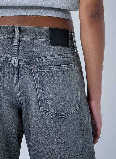 LN-CC® - Acne Studios: Wide-Leg Denim Trousers - Grey Acne Studios Wide-Leg Denim Trousers Grey acn0264020