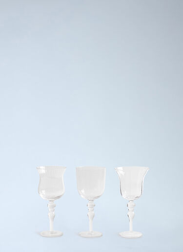 Bitossi Home Set Of Six Assorted Goblets Clear wps0692584