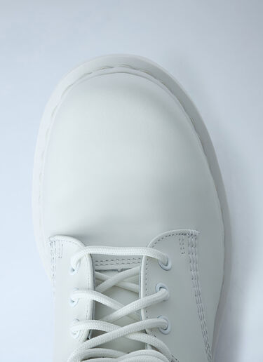 LN-CC® - MM6 Maison Margiela x Dr. Martens: 1460 Leather Boots - White MM6 Maison Margiela x Dr. Martens 1460 Leather Boots White mmd0161002