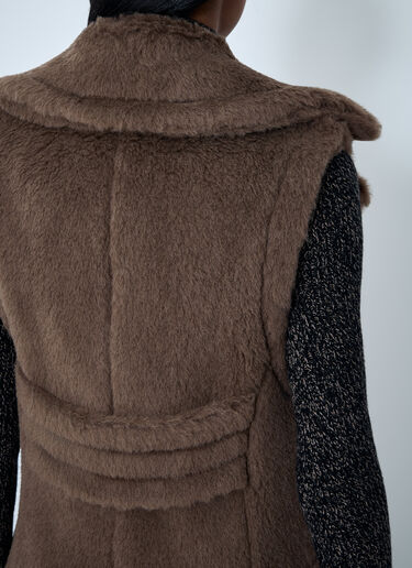 Max Mara ダブルブレストジレ ブラウン max0262064