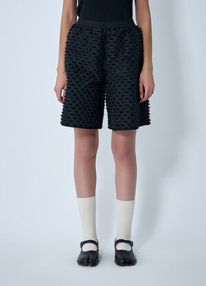 Cecilie Bahnsen Textured Shorts Black cec0262010