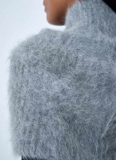 LN-CC® - TOTEME: Funnel Neck Warmer - Grey TOTEME Funnel Neck Warmer Grey tot0263090