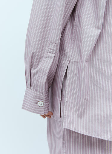 LN-CC® - Tekla: x Birkenstock Band Collar Shirt - Purple Tekla x Birkenstock Band Collar Shirt Purple tek0355004