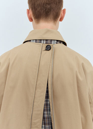 LN-CC® - Bottega Veneta: Cotton Twill Trench Coat - Beige Bottega Veneta Cotton Twill Trench Coat Beige bov0157005