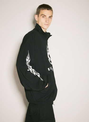 LN-CC® - Balenciaga: Tracksuit Jacket - Black Balenciaga Tracksuit Jacket Black bal0157001
