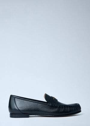 Chloé Leather Loafers Black chl0263066