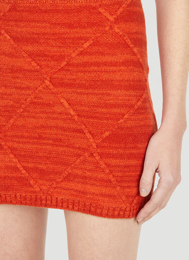 LN-CC® - Wynn Hamlyn: Mosaic Skirt - Orange Wynn Hamlyn Mosaic Skirt Orange wyh0249005