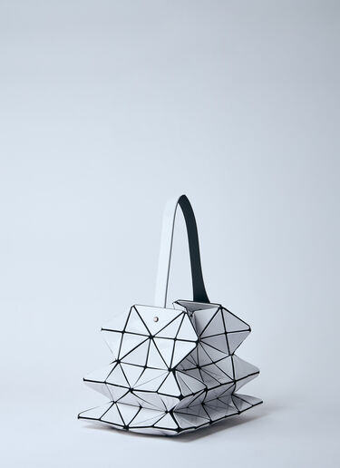 LN-CC® - Bao Bao Issey Miyake: Mini Beyond Handbag - White Bao Bao Issey Miyake Mini Beyond Handbag White bao0260002