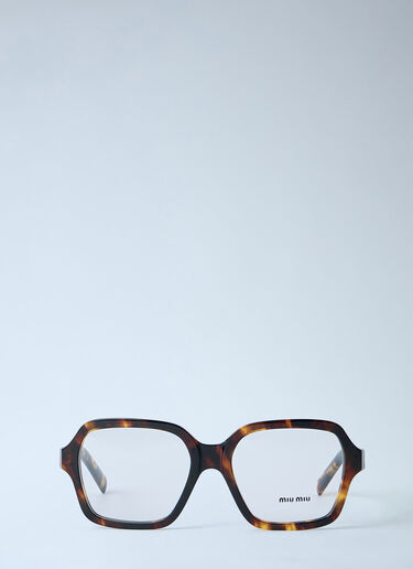 LN-CC® - Miu Miu: 03Y Optical Glasses - Brown Miu Miu 03Y Optical Glasses Brown lmu0364001